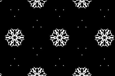 Siyah ve beyaz desenler. q