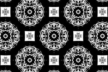 Siyah ve beyaz desenler. 22