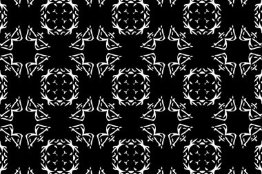 Siyah ve beyaz süsleme. 9.5