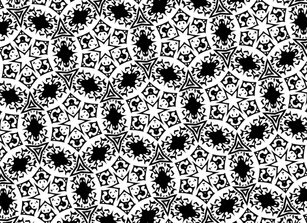 Zwart-wit patterns.3.2 — Stockfoto
