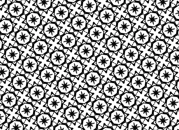 Black-and-white patterns. A — Stock Photo, Image