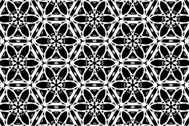 Siyah ve beyaz süsleme. 1.8