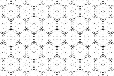 Siyah ve beyaz desenler. Ben