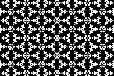 Siyah ve beyaz desenler. e