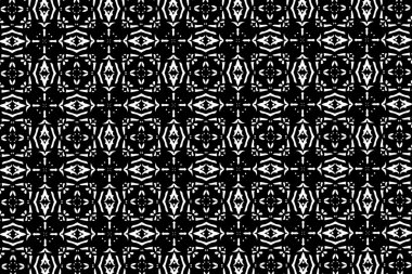 Siyah ve beyaz renkleri unsurları ile süsleme. 1.7