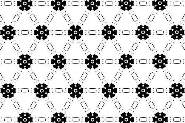 Ornamento com elementos de cores preto e branco. 1,28 — Fotografia de Stock