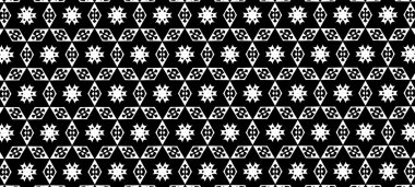 Siyah ve beyaz süsleme. 1,20