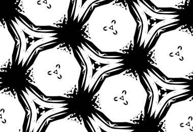 Siyah ve beyaz süsleme. 2.19