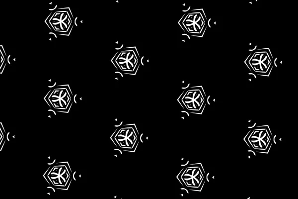 Siyah ve beyaz süsleme. 2,9