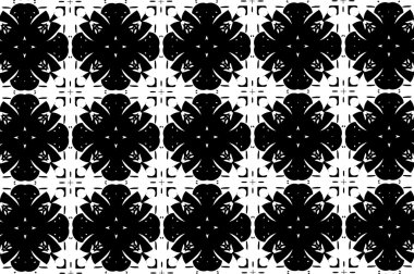 Siyah ve beyaz desenler. N