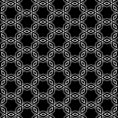 Siyah ve beyaz desenler. q