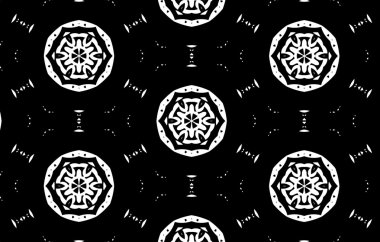 Siyah ve beyaz renkleri unsurları ile süsleme. 36