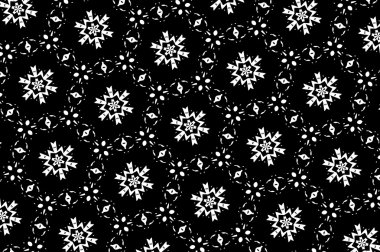 Siyah-beyaz desen. Fanteziler. 19