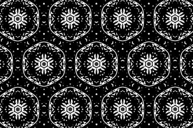 Siyah-beyaz desen. Fanteziler. 14