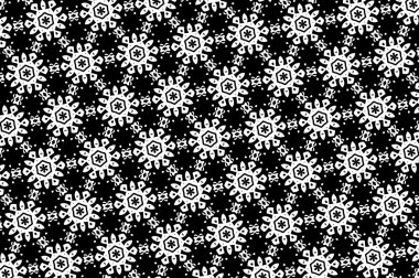 Siyah-beyaz desen. Fanteziler. 12