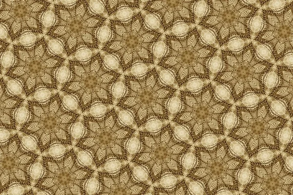 Ornament with patterns of light brown color. 1.8 — 스톡 사진