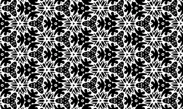 Ornamento com padrões em preto e branco. 1,9 — Fotografia de Stock