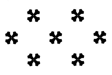 Siyah ve beyaz desenleri ile süsleme. 1.16