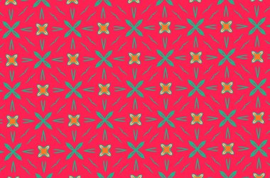 Kırmızı, yeşil ve sarı renkler ile süsleme. 6