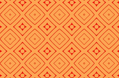 Turuncu ve kırmızı renkler unsurları ile süsleme. 8