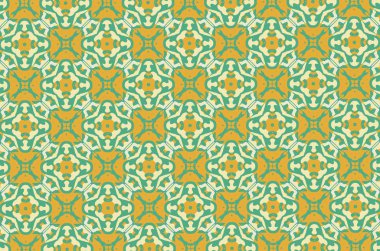 Yeşil ve bej öğelerle süsleme. 13