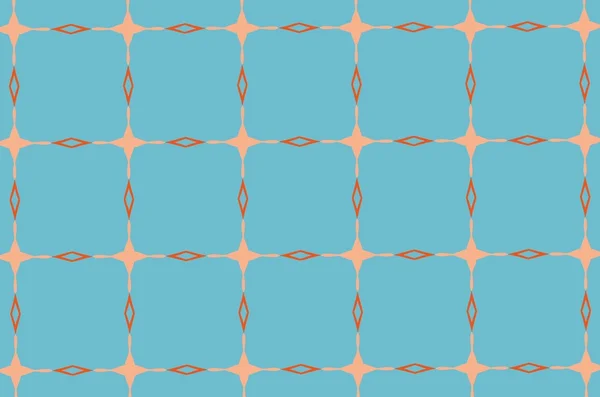 Na niebieskim tle beżowy wzór. 3 — Zdjęcie stockowe