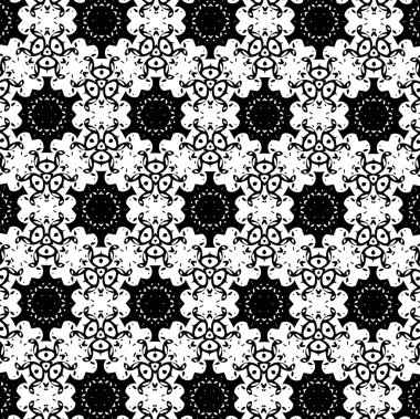 Siyah-beyaz desen. 2