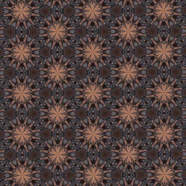 Patrón marrón con patrones. 8. — Foto de Stock