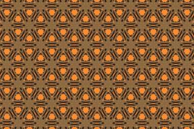 Krem, turuncu renkler unsurları ile süsleme. 6