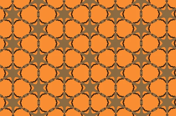 Ornament met elementen uit de crème, oranje kleuren. 5 — Stockfoto