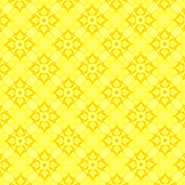 Gele ornament met patronen. 4 — Stockfoto