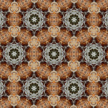 Gri ve hafif kahverengi desenleri. 5