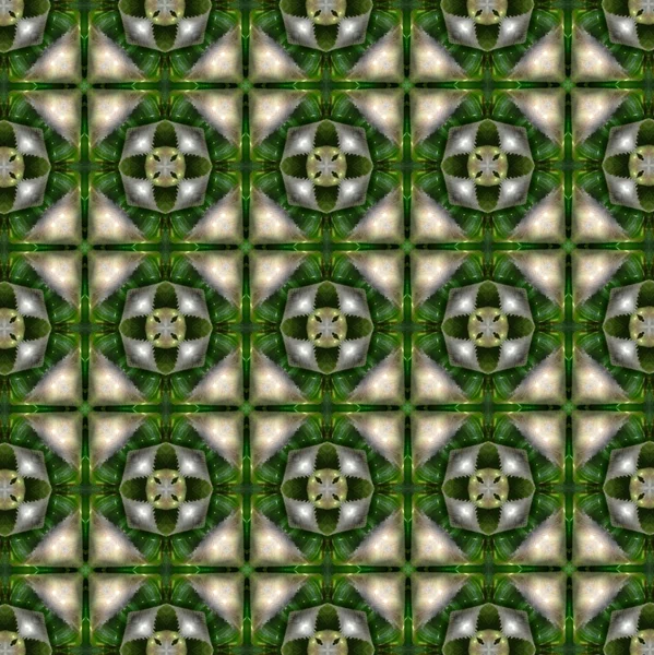 Green and gray patterns. 2 — Stock Photo, Image