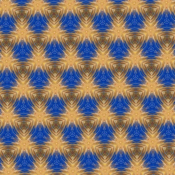 The blue and light brown patterns. 6 — Stockfoto