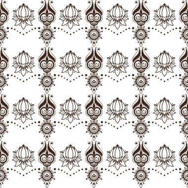 Contrasting seamless pattern.