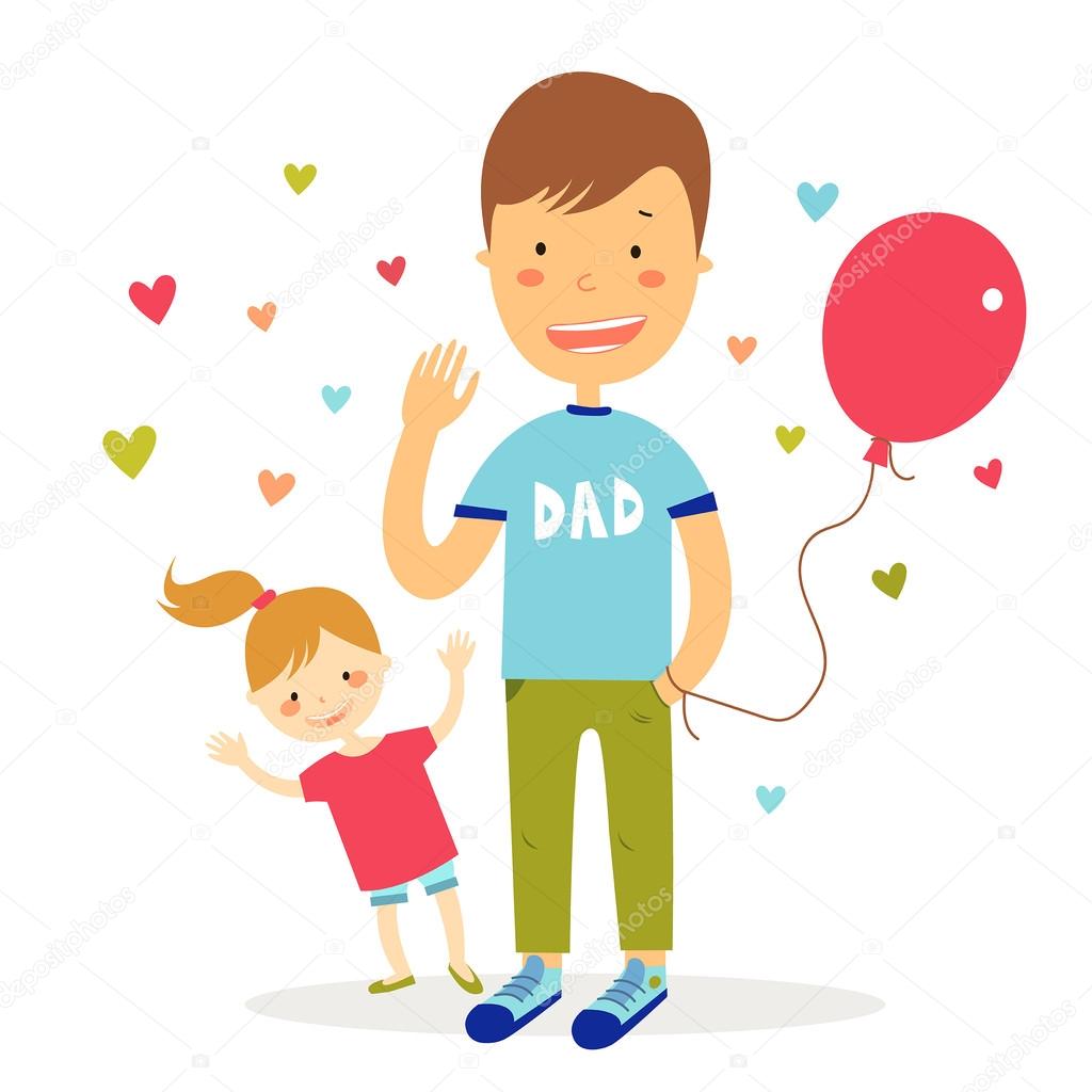 Dad with daughter