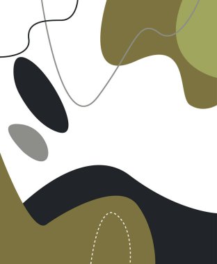 Renkli nokta ve çizgilerden oluşan soyut vektör arkaplanı rengi