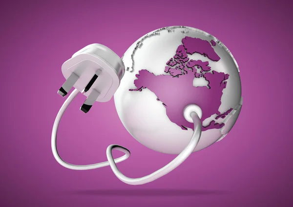 Elektrik prizinden ABD ve Kuzey Amerika için bağlanır ve elektrik enerjisi ile ev ve endüstri güç sağlar.