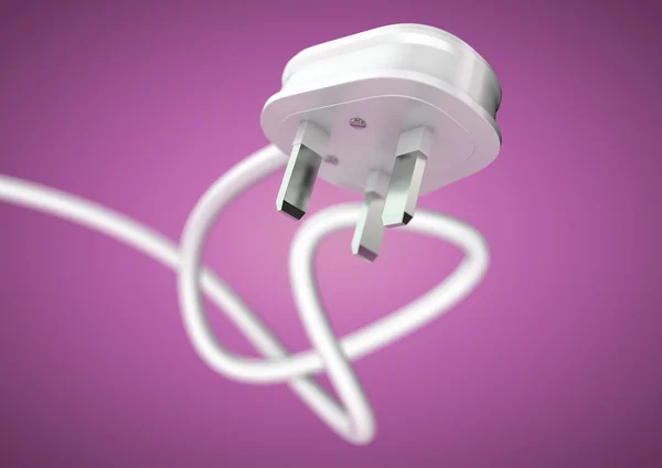 Unplug an electrical appliance plug to save electricity. — Stock Photo, Image