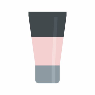 Temel, kapatıcı, renk vektörü illüstrasyonu beyaz arkaplanda izole edildi.