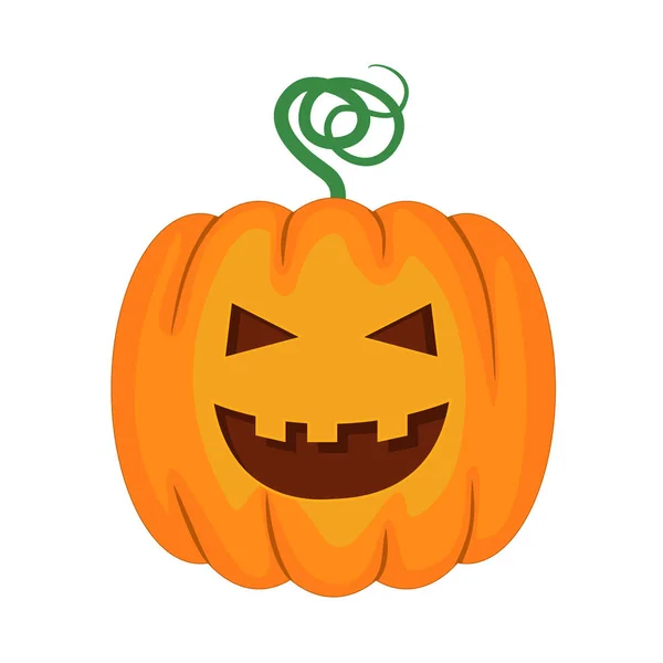 Jack Lantern Halloween Pumpkin Laughing Pumpkin Vector Illustration — Stock Vector