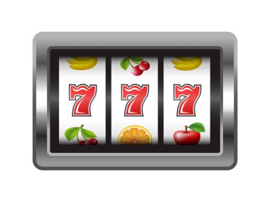 Kumar makinesi. Beyaz arkaplanda izole edilmiş vektör 3d illüstrasyon.