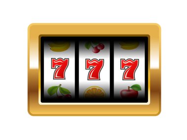 Kumar makinesi. Beyaz arkaplanda izole edilmiş vektör 3d illüstrasyon.