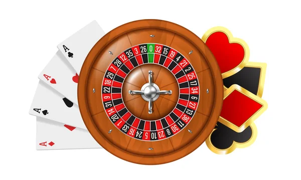 Kumarhane ve kumar illüstrasyonu. Beyaz arkaplanda vektör ortamı izole edildi.