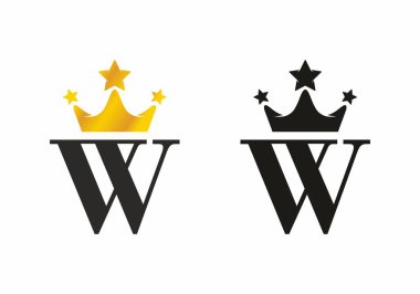 Taç logolu W harfi
