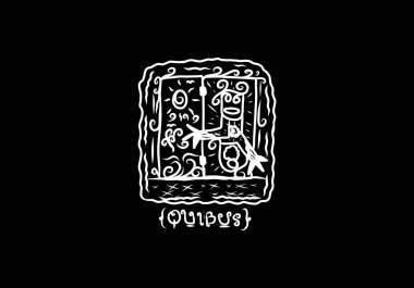 quibus tasarımının soyut çizimi