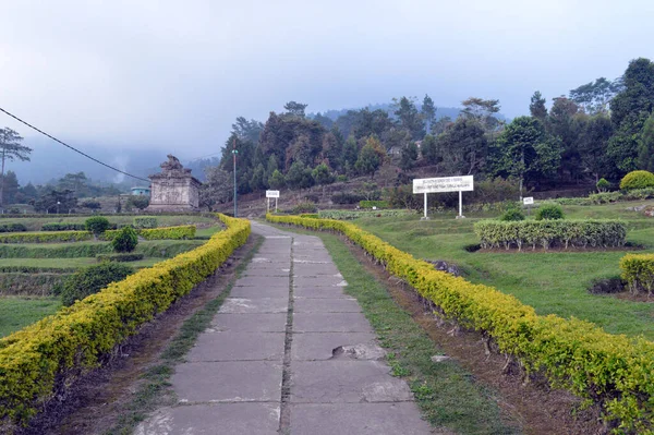 Une Route Dans Les Collines Endroit Touristique Gedong Songo Semarang — Photo