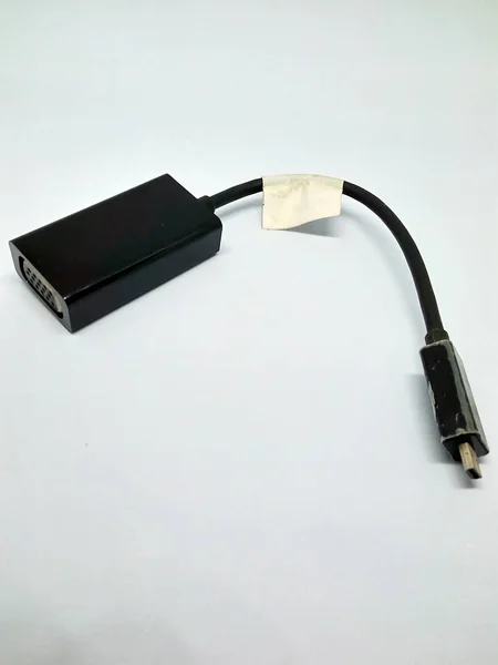 Vga Micro Hdmi Convertidor Cable Foto — Foto de Stock