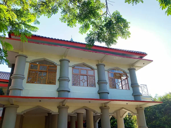 Semarang Indonesia Junio 2021 Mezquita Dos Pisos Universidad Diponegoro Utilizada —  Fotos de Stock