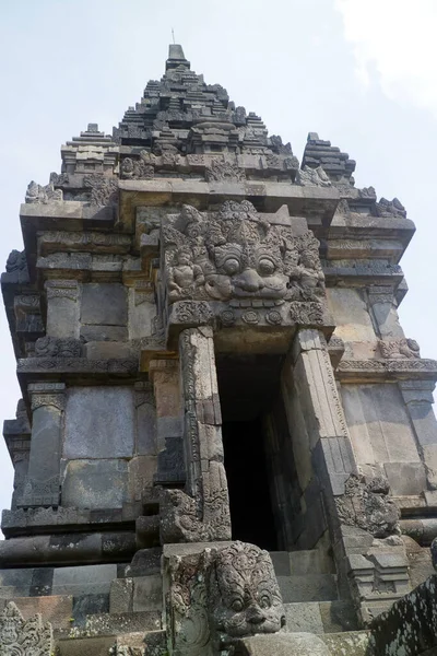 Yogyakarta Indonésia Maio 2021 Edifício Histórico Templo Prambanan Com Muitos — Fotografia de Stock